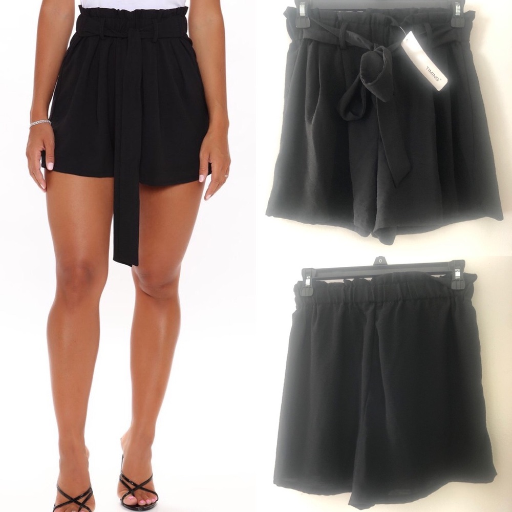 🌟 Fashion Nova Let’s Let Loose Tie Short